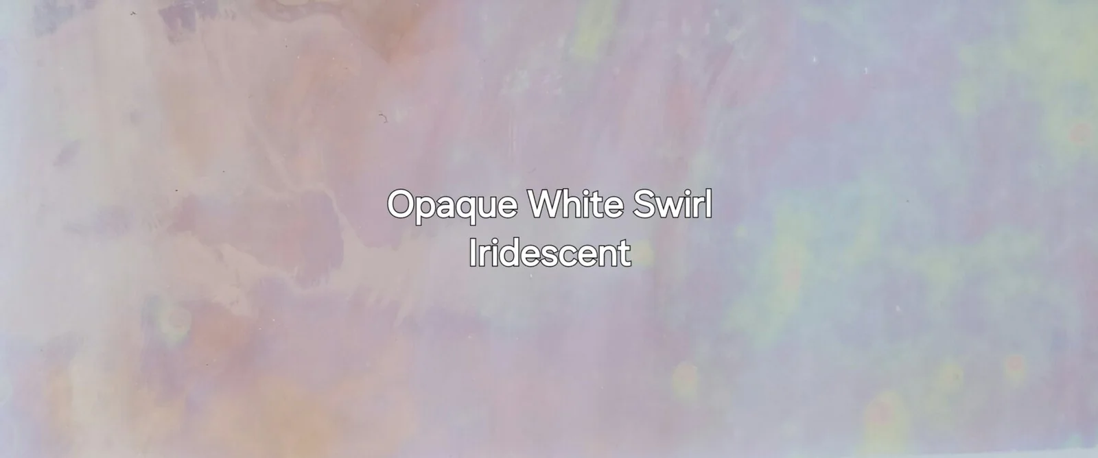X White/Beige Swirl Iridescent